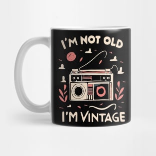 Music vintage rétro style Mug